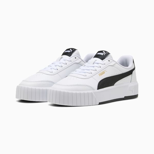 Zapatillas Carina Mia para mujer, PUMA White-PUMA Black, large-ARG
