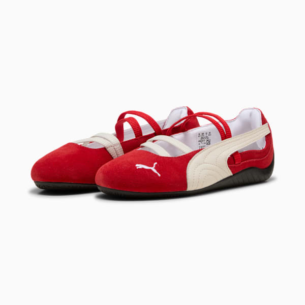 Speedcat Ballet Sneakers Women, For All Time Red-PUMA White-PUMA Black, large-ZAF