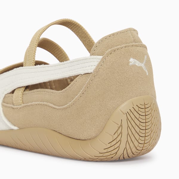 Speedcat Suede Cafe Ballet Sneakers Women, Prairie Tan-Warm White, large-ZAF