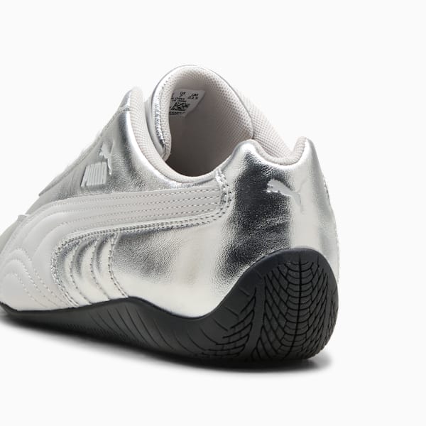 Speedcat Silver Sneakers Women, Feather Gray-PUMA Black, large-ZAF
