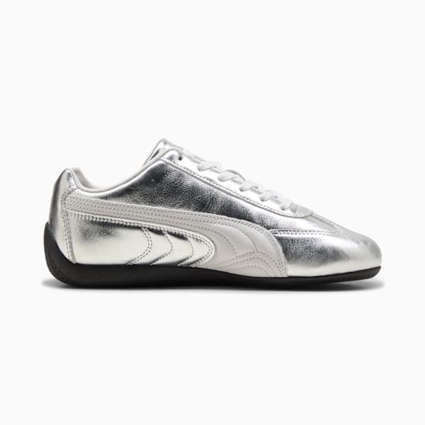 Speedcat Silver Sneakers Women, Feather Gray-PUMA Black, large-ZAF