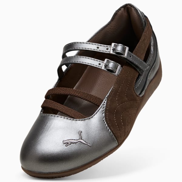 Speedcat Lux Ballet Sneakers Women, Chocolate-Gum, large-ZAF