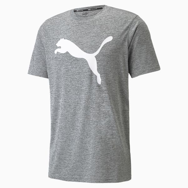 Playera Favourite Heather Cat para Hombre, Medium Gray Heather-White, large-MEX