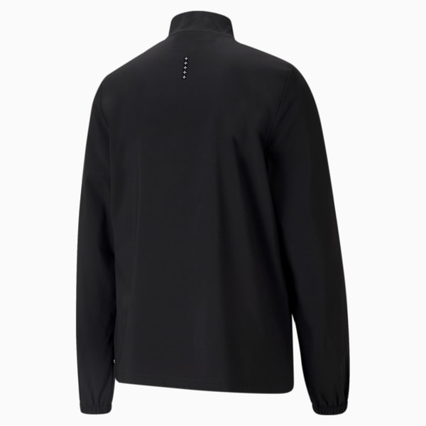 Campera de running de tejido plano Favourite para mujer, Puma Black, large-ARG