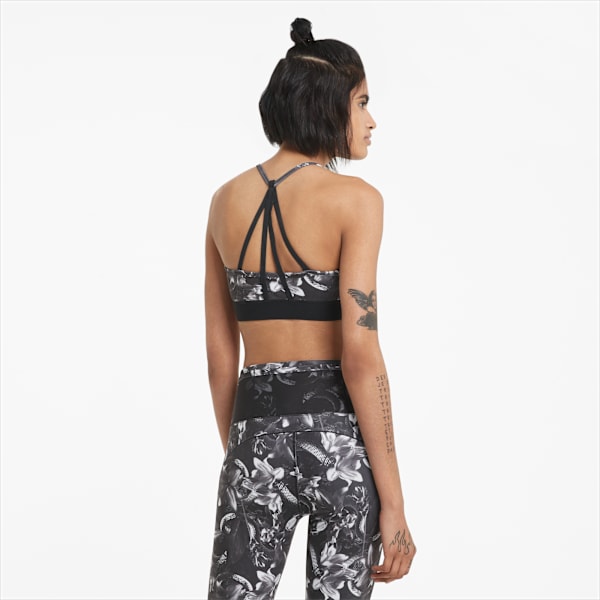 Top deportivo UNTAMED bajo impacto para Mujer, Puma Black-floral print, large-MEX