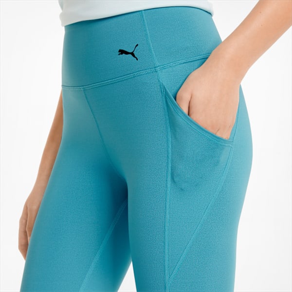 Favourite FOREVER High Waist 7/8 Training Leggings Women, Porcelain, large-ZAF