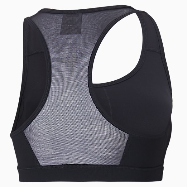 Top deportivo de impacto medio 4Keeps para mujer, Puma Black-white BIG CAT, large-ARG