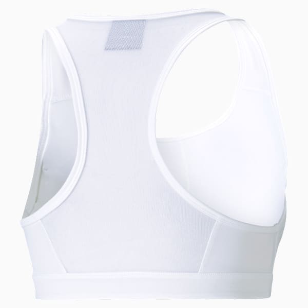 Top deportivo de impacto medio 4Keeps para mujer, Puma White-black BIG CAT, large-ARG