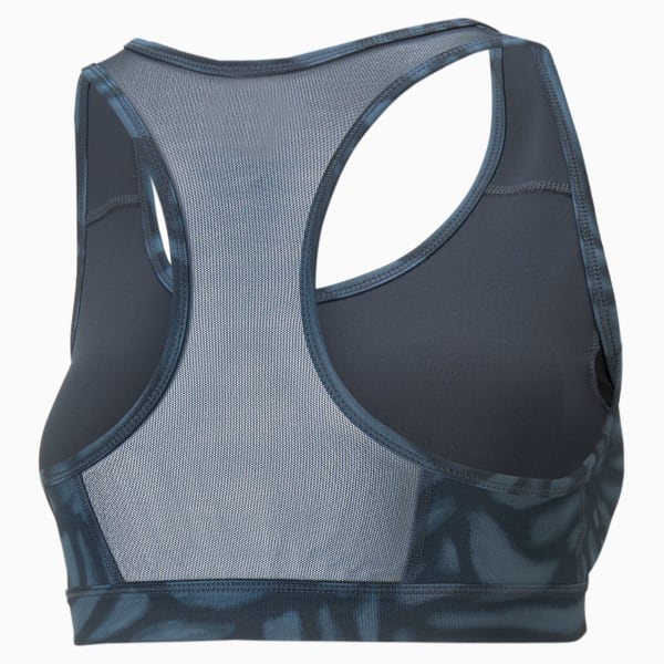 Mid 4Keeps Graphic  Training Bra, Dark Night, large-ZAF