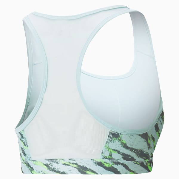 Mid 4Keeps Graphic  Training Bra, Nitro Blue-Multi print, large-ZAF