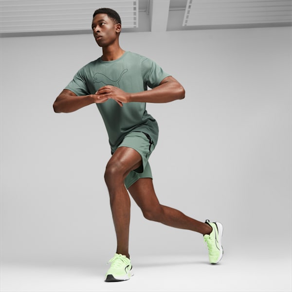 Performance Cat Training Tee Men, Eucalyptus, large-ZAF