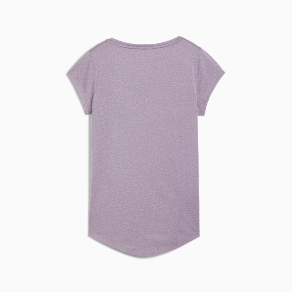 Performance Heather Cat Women's Training Tee, Pale Plum Heather, large-MEX