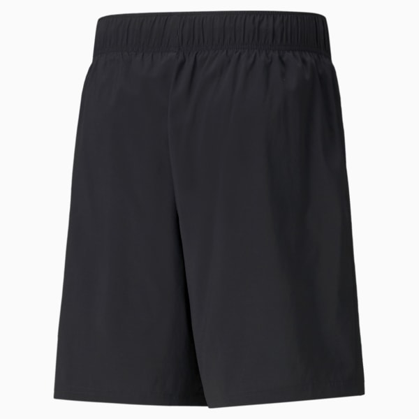 Short de running 2 en 1 Favourite para hombre, Puma Black-Green Glare, large-ARG