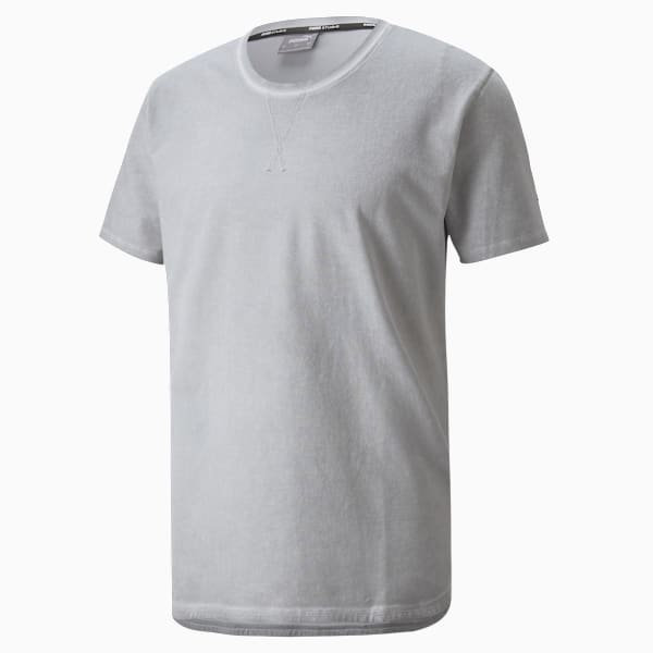 Studio Wash Men's Training Tee, Harbor Mist, large-ZAF