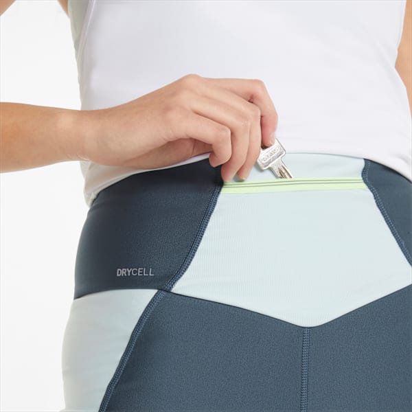 Marathon 6" Short Women's Running Leggings, Dark Slate, large-ZAF