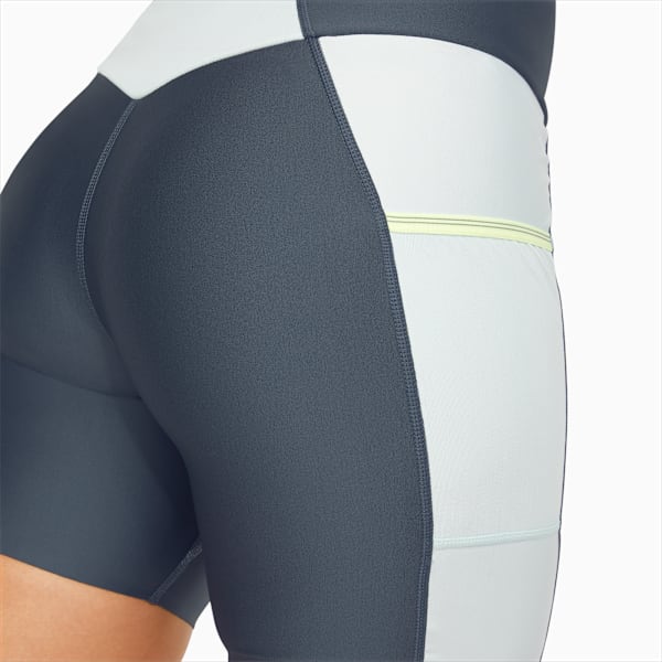 Marathon 6" Short Women's Running Leggings, Dark Slate, large-ZAF