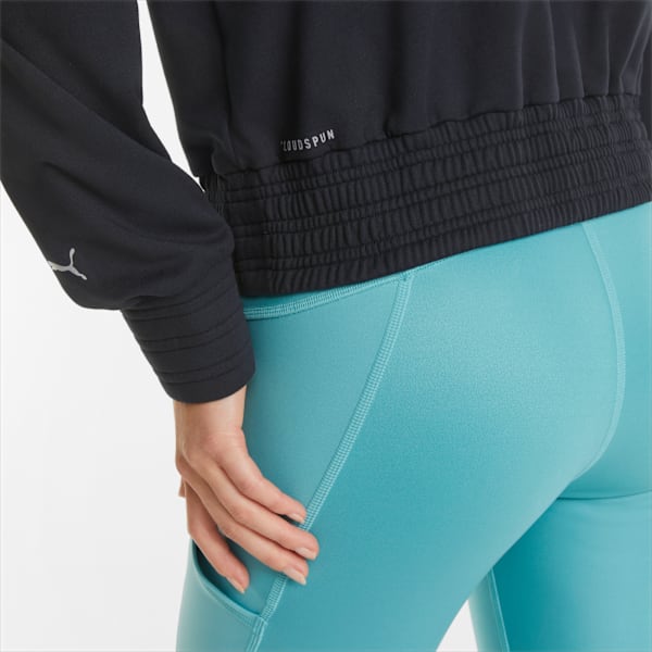Fashion Luxe Cloudspun Women's Training Sweatshirt, Puma Black, large-ZAF