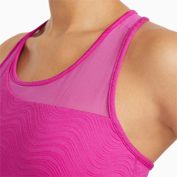 Mid Impact Flawless Women's Training Bra, Deep Orchid, large-ZAF