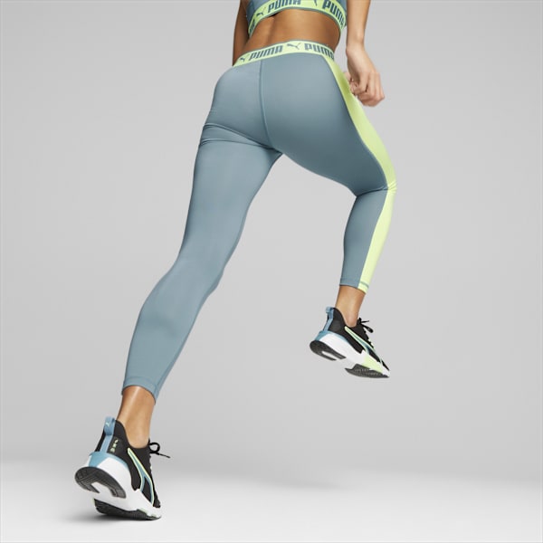 Calzas de training para mujer Strong, Bold Blue-Speed Green, large-ARG