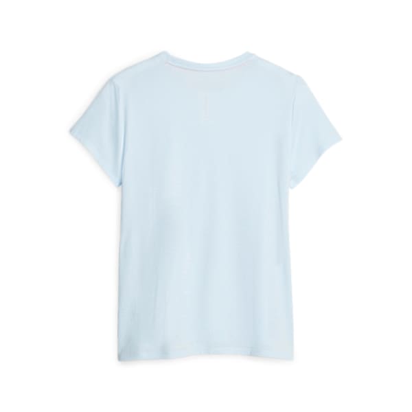 Remera Favourite jaspeada de running para mujer, Icy Blue Heather, large-ARG