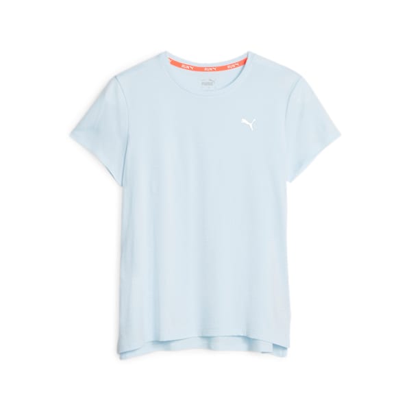 Remera Favourite jaspeada de running para mujer, Icy Blue Heather, large-ARG