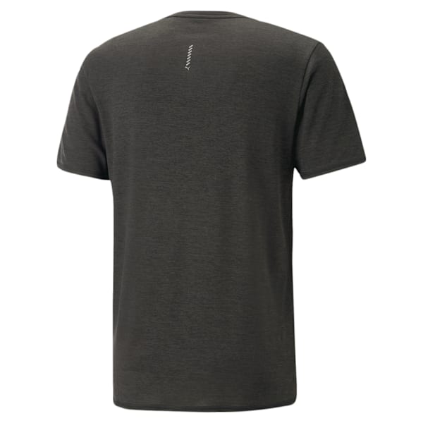 Remera de running de manga corta para hombre Favourite Heather, Puma Black Heather, large-ARG
