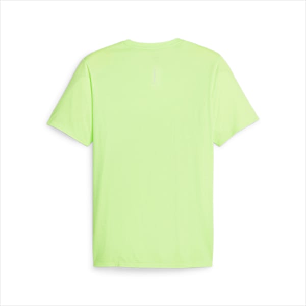 Remera de running de manga corta para hombre Favourite Heather, Speed Green Heather, large-ARG