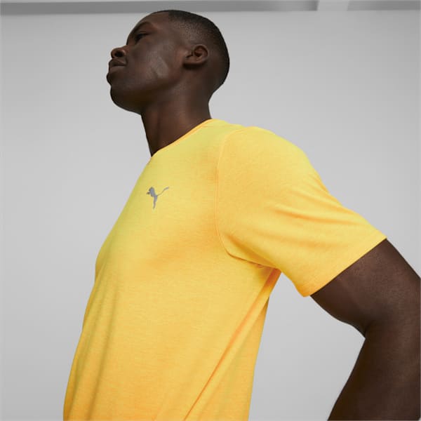 Remera de running de manga corta para hombre Favourite Heather, Sun Stream Heather, large-ARG