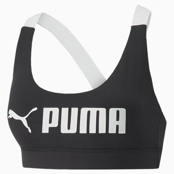 Top de training para mujer Fit, Puma Black, large-ARG