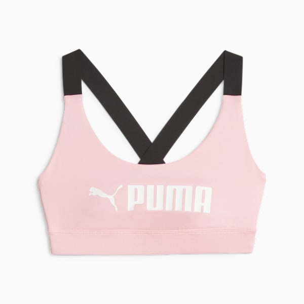 Top de training para mujer Fit, Koral Ice-PUMA White, large-ARG