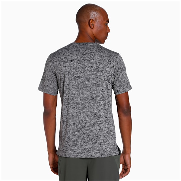 Playera de training para hombre Favourite, Medium Gray Heather-Black cat, large-MEX