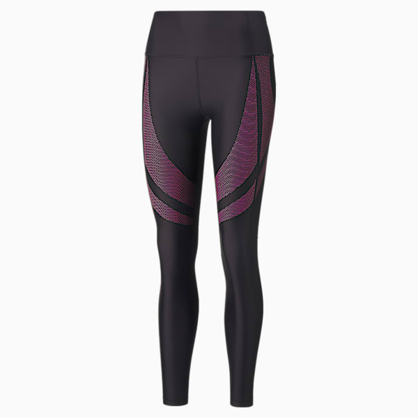 Leggings de training para mujer Eversculpt, Puma Black-Sunset Pink, large-ARG