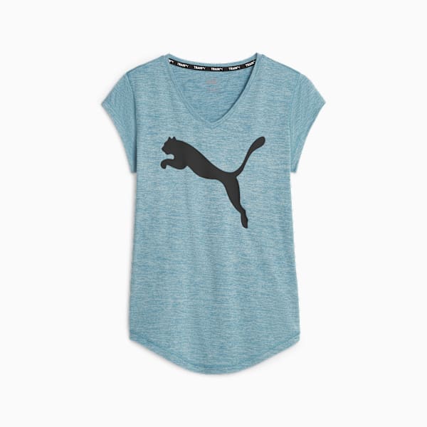Favourite Heather Cat Training Tee Women, Bold Blue, large-ZAF