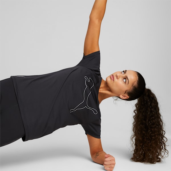 Playera de training para mujer Favourite Cat, Puma Black, large-MEX