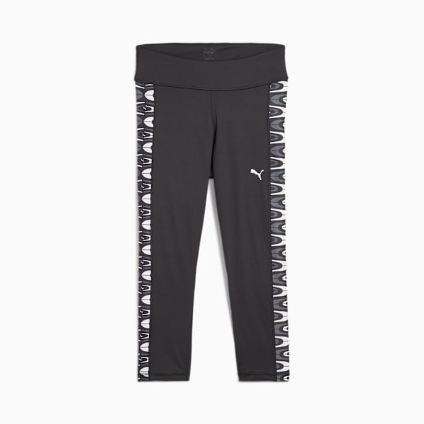 Favourite Printed High Waist 3/4 Training Leggings Women, PUMA Black-Concept AOP, large-ZAF