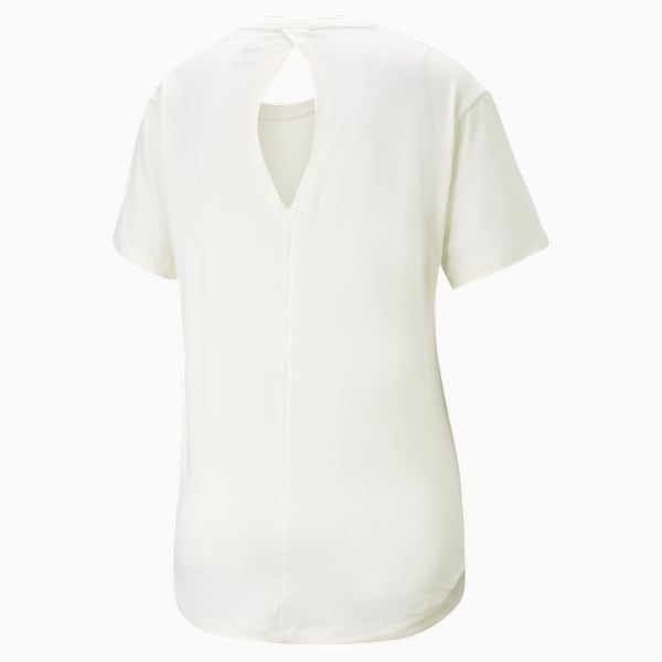 Remera de training Studio Yogini Lite para mujer, Frosted Ivory, large-ARG