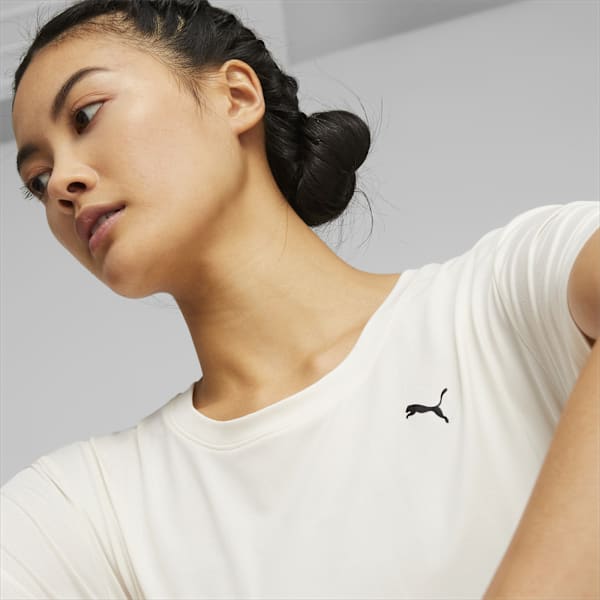 Remera de training Studio Yogini Lite para mujer, Frosted Ivory, large-ARG