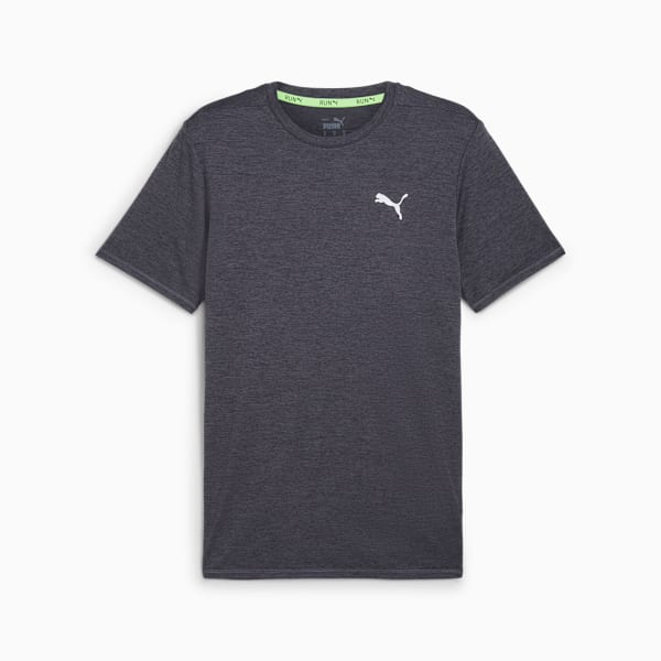 Camiseta Run Favorite Heather Running para hombre, Galactic Gray Heather, large-MEX