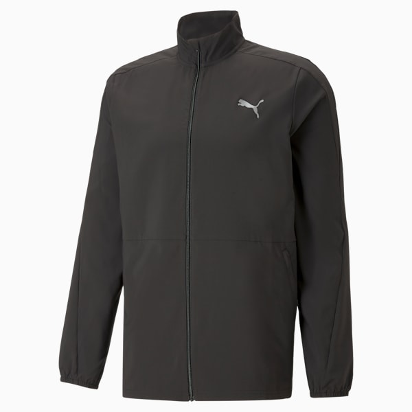 Campera de running RUN FAVOURITE Woven para hombre, PUMA Black, large-ARG