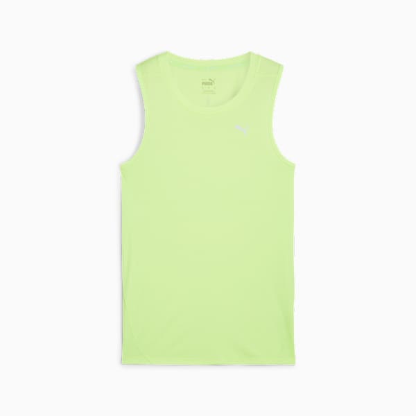 Camiseta sin mangas para correr Run Favourite para mujer, Fizzy Apple, large-MEX