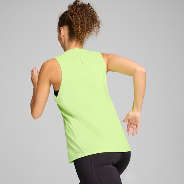 Camiseta sin mangas para correr Run Favourite para mujer, Fizzy Apple, large-MEX