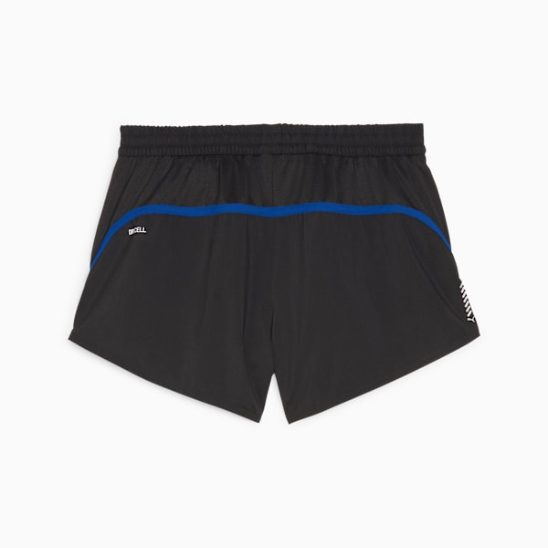 Shorts de running Favourite Velocity 3'' para mujer, PUMA Black-Ultra Blue, large-ARG