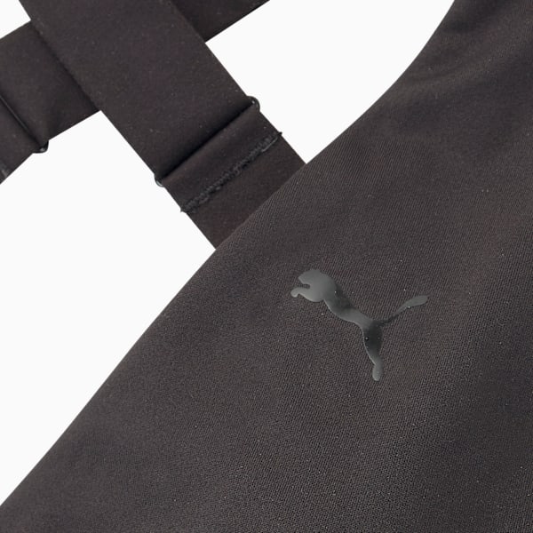 Top de training cruzado Yogini Mid Impact para mujer, PUMA Black, large-ARG