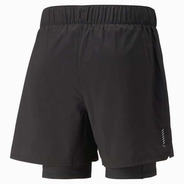 Shorts de running 2 en 1 Run 5" para hombre, PUMA Black, large-ARG