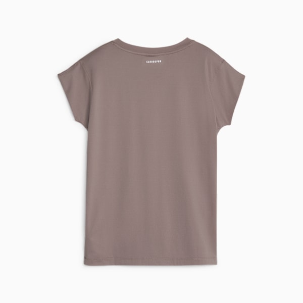 Remera de training para mujer Cloudspun Trend, Dark Clove, large-ARG