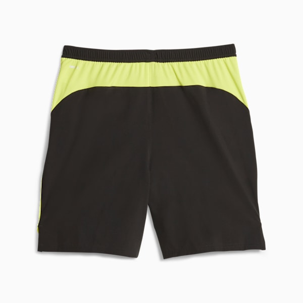 Shorts de training Full UltraBreathe 7" para hombre, PUMA Black-Yellow Burst, large-ARG
