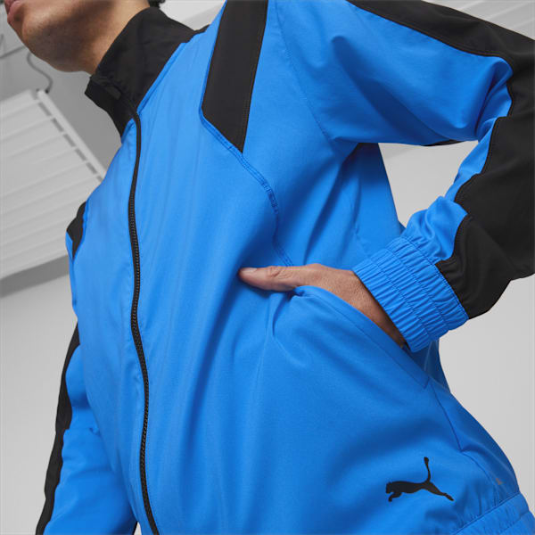 Campera de training PUMA FIT para hombre, Ultra Blue-PUMA Black, large-ARG
