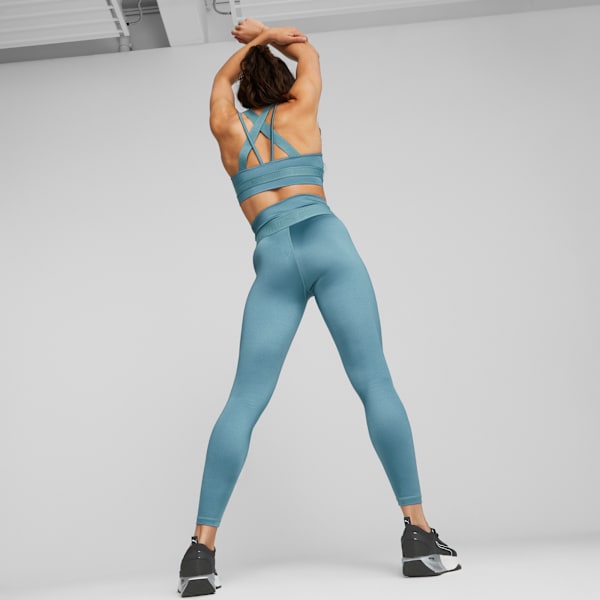 Legging PUMA Strong Shine 7/8 Training, Azul, large-BRA