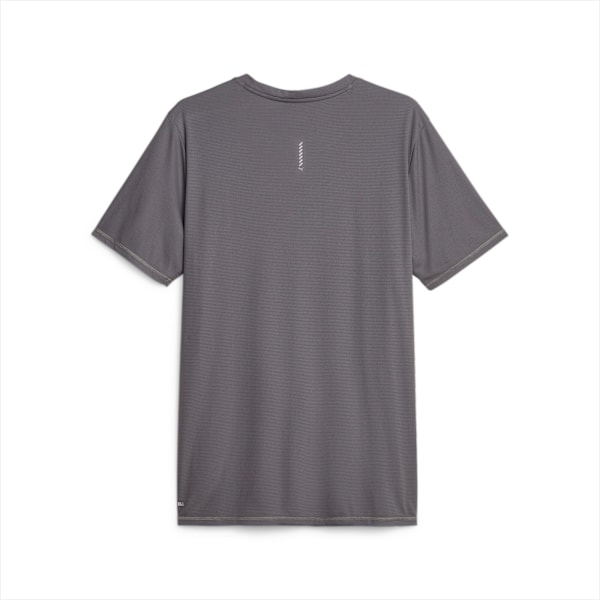 Remera Running RUN FAVORITE SS, Cool Dark Gray-Speed Green, large-ARG