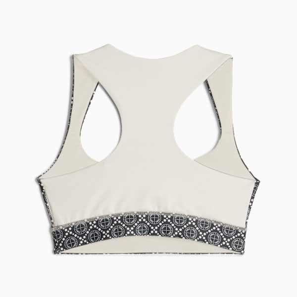 Logo Love Mid Support Training Bra, Alpine Snow, large-ZAF